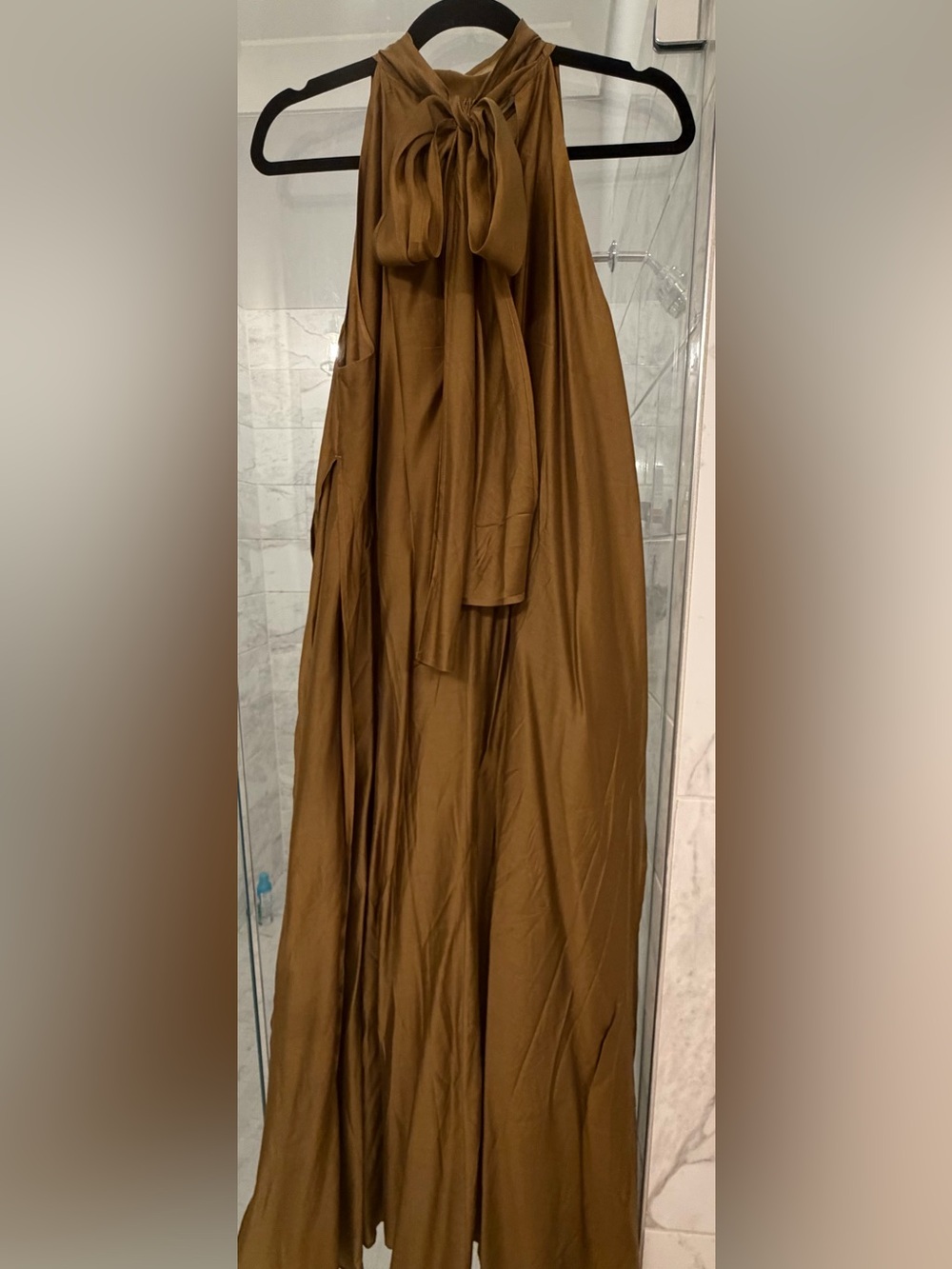 COS Halterneck A-Line Maxi Dress - Picture 8 of 10